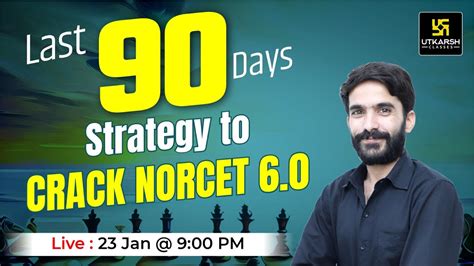 90 Days Best STRATEGY For NORCET 6 0 How To Crack NORCET Complete