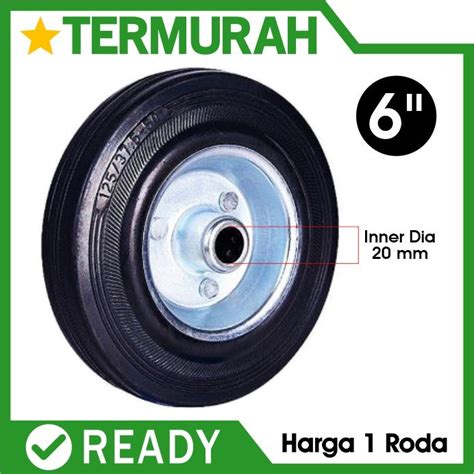 Jual Roda Only Karet 6 Inch Wheel Karet 6 Troli RRT Etalase Trolley