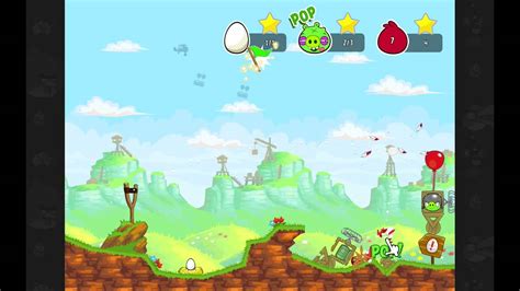 Angry Birds Red S Mighty Feathers Egg Defender Level Three Stars