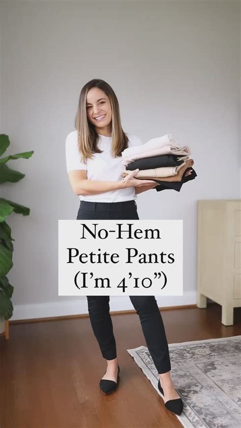 No Hem Casual Petite Pants Pumps Push Ups Video Video Fashion