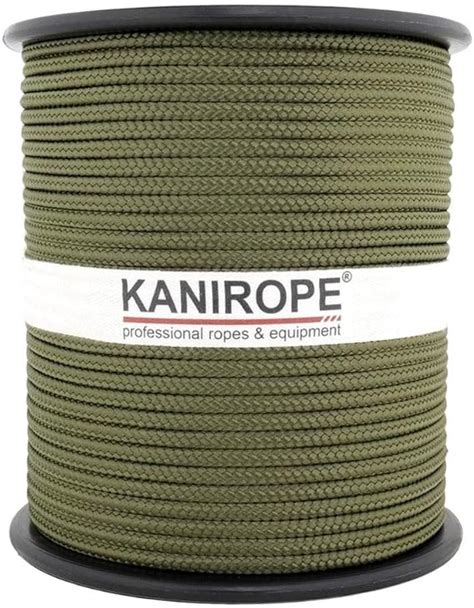 Kanirope Corde Cordage PP Polypropylène MULTIBRAID 4mm 100m Olive