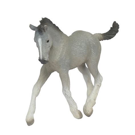 Breyer Horses Corral Pals Grey Shire Draft Horse Foal 88575 By Collect A