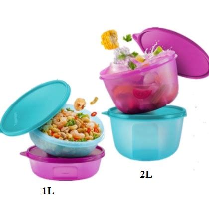 Tupperware Modular Bowl Set 2L N 1L Shopee Malaysia