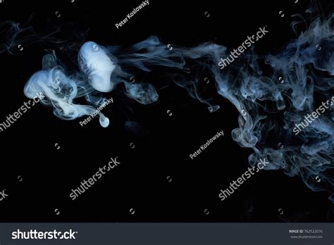 Blue Purple Vape Smoke Ring On Stock Photo 762522076 Shutterstock