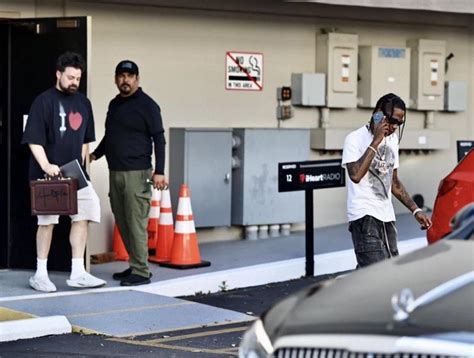 Travis Scott Spotted With The Utopia Briefcase Rhiphopvault