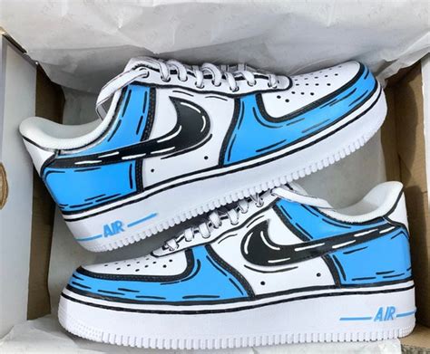 Cartoon Custom Nike Air Force 1 S Customized Af1s Etsy