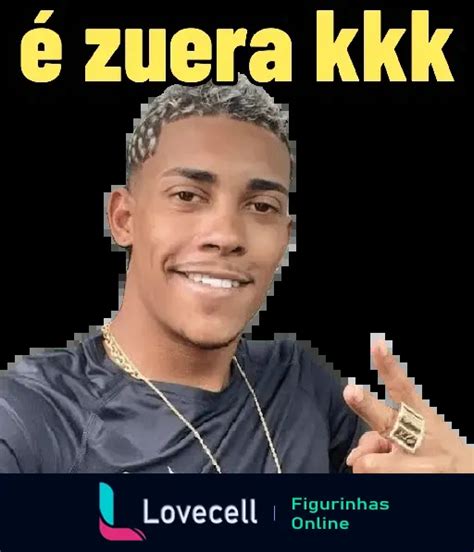 Figurinha MC POZE MEMES É zuera kkk para WhatsApp Lovecell