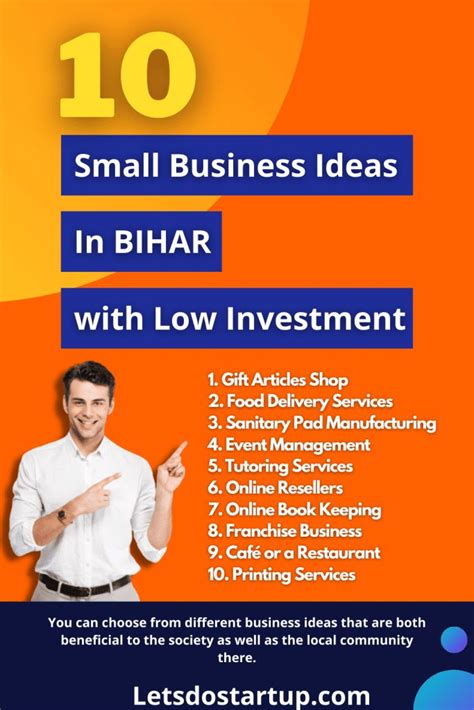 Top 10 Small Business Ideas in Bihar with Low Investment