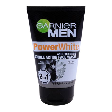 Buy Garnier Men Power White Anti Pollution In Double Action Face