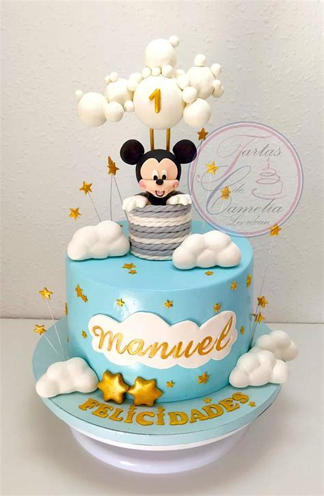 TARTA 1º CUMPLE MANUEL Decorated Cake by Camelia CakesDecor