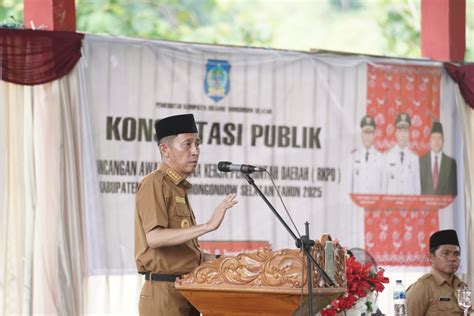 Bappelitbang Bolsel Gelar Forum Konsultasi Publik Bersama OPD Dalam