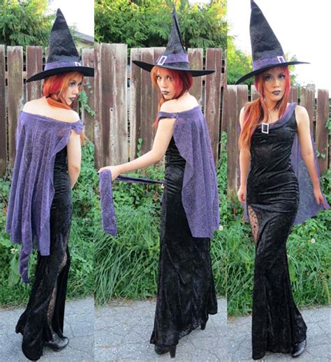 Elegant Evil Witch: 2012 Halloween costume & makeup! Long velvet gown ...