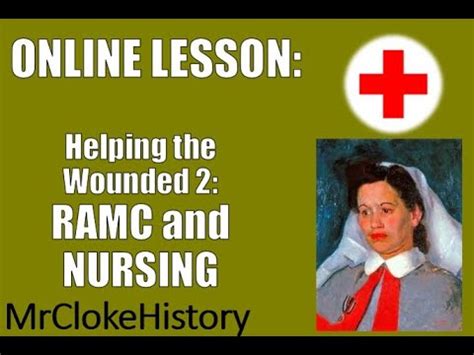 GCSE History WWI Medicine Nursing And The RAMC YouTube