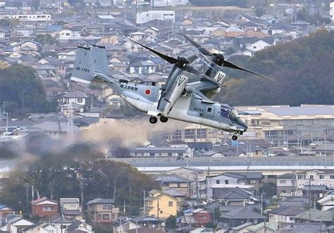 オスプレイが初めて敷地外を試験飛行 木更津駐屯地から相模湾まで：東京新聞 Tokyo Web