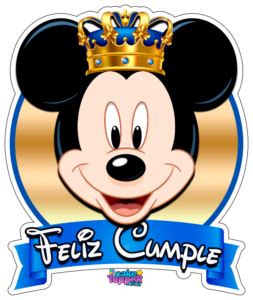 Cake Toppers De Mickey Mouse Rey Principe DESCARGA