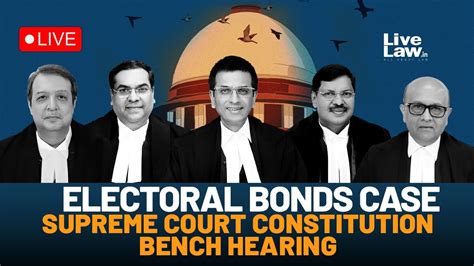 Electoral Bonds Case Supreme Court Constitution Bench Hearing Day 2