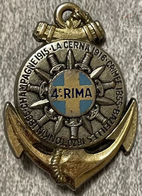 INSIGNE 4 REGIMENT D INFANTERIE DE MARINE 4 RIMA Drago 7 31