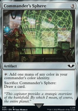 Commander S Sphere Universes Beyond Warhammer Foil