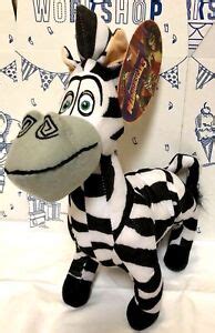 New Madagascar 3 Marty Zebra Plush Black White Toy Factory Stuffed ...