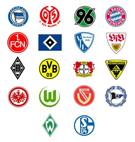 Logos Bundesligavereine Design Tagebuch