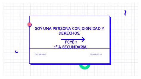 SOY UNA PERSONA CON DIGNIDAD Y DERECHOS 1 SEC