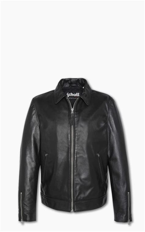 Schott NYC LC Tampa Leather Jacket Black Cultizm