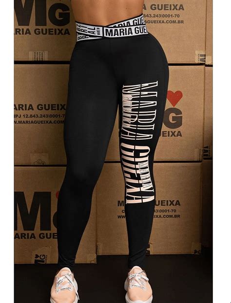 Cal A Legging Sports Maria Gueixa Roupas Femininas Acess Rios