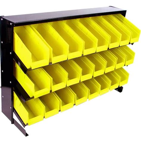 Stalwart 24 Compartment Bin Parts Storage Rack Trays Small Parts