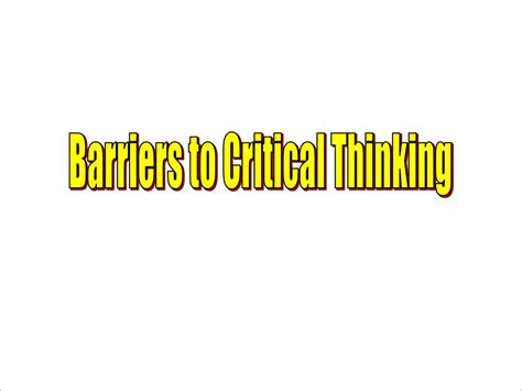 PPT Module 1 Introduction To Critical Thinking PowerPoint