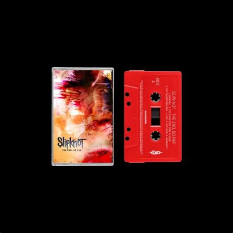 SLIPKNOT THE End So Far RED Cassette 2022 Sealed Sold Out MISPRINT