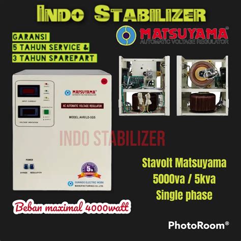 Jual Stabilizer Listrik Stavolt Matsuyama Avr Gs Watt Matsuyama