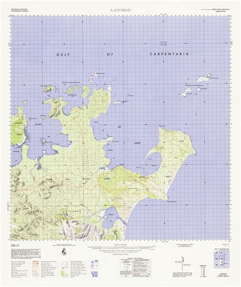 Langdon 6270 Map By Geoscience Australia Avenza Maps