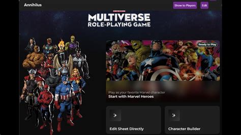 How To Build A Hero Using The Marvel Multiverse Rpg Youtube