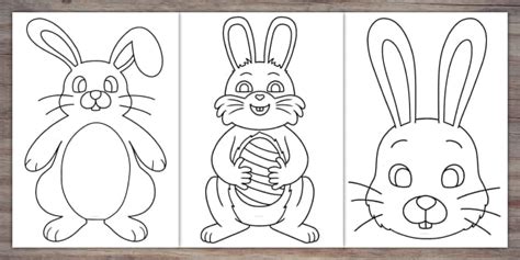 Printable Colouring Rabbits Twinkl Party Teacher Made