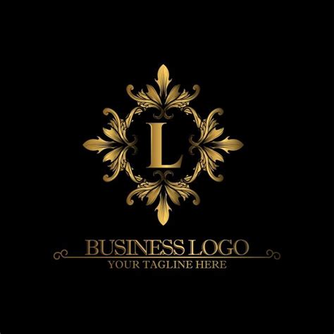 L Letter Logo Vector Hd Images, Luxury Gold Logo With The Letter L ...