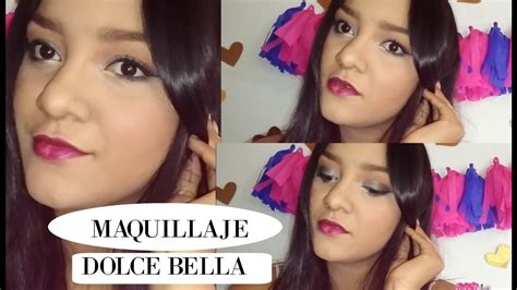 MAQUILLAJE CON UNA SOLA MARCA DOLCE BELLA LoraTips YouTube