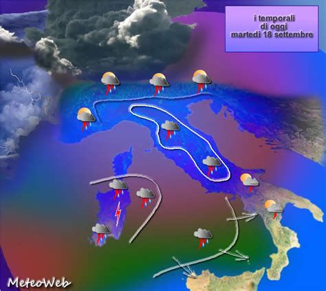 Previsioni Meteo Si Accendono Diffusi Temporali Anche Oggi Sull Italia