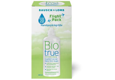 Kontaktlinsenpflegemittel Biotrue Flight Pack