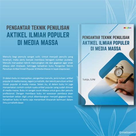 Jual Pengantar Teknik Penulisan Artikel Ilmiah Populer Di Media Massa Shopee Indonesia