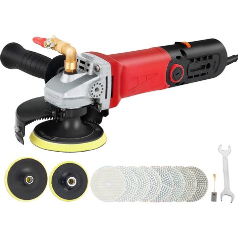 VEVOR Wet Buffer Polisher Variable Speed 8 Pcs Kit Extra 4 5