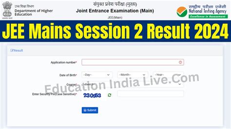 Nta Jee Main Result 2024 Education India