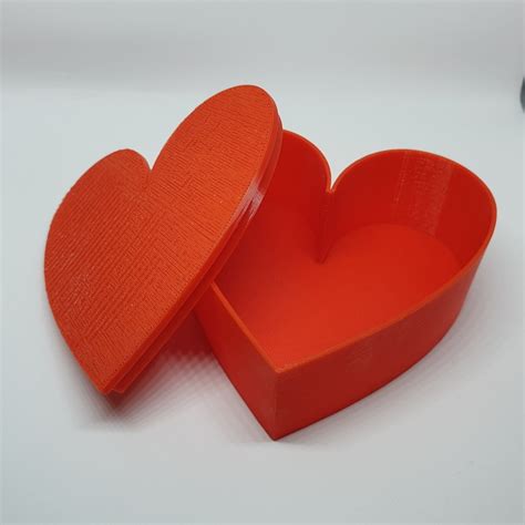 3d Printed Valentine T Box Heart Design Customizable With Etsy