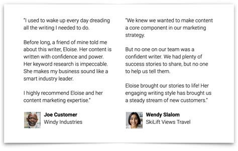 Testimonial Examples: 6 Designs to Highlight Your Expertise - Copyblogger