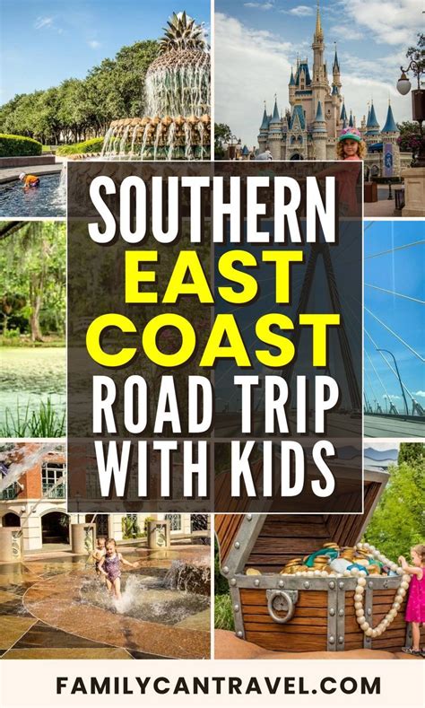 Southern East Coast Road Trip with Kids in 2024 | East coast road trip ...