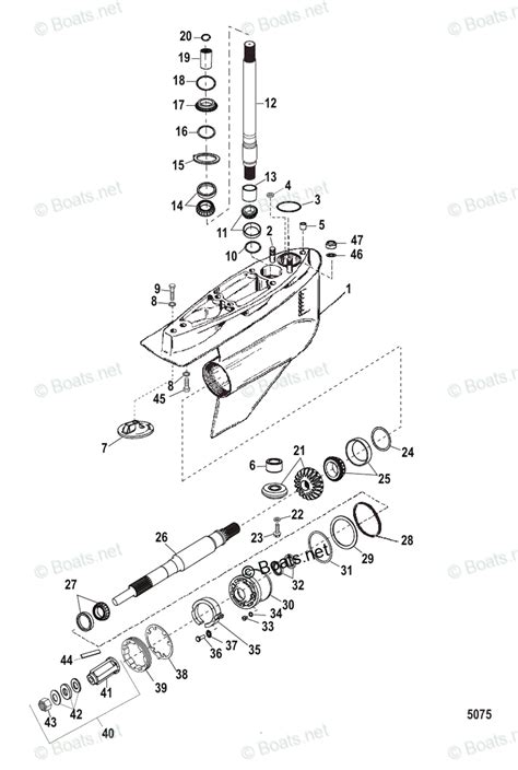 Mercruiser Sterndrive Outdrives Oem Parts Diagram For Gear Housing