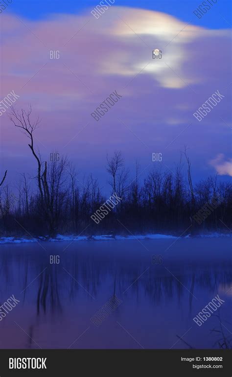 Moonlight On River Image & Photo (Free Trial) | Bigstock