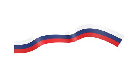 russia flag banner ribbon 19639659 PNG