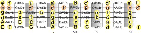 Aufbau Der Gitarre Griffbrettkunde Gitarre Spielen Lernen Blog