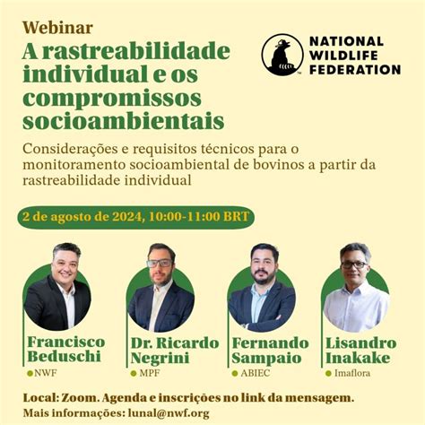 Webinar A Rastreabilidade Individual E Os Compromissos Socioambientais