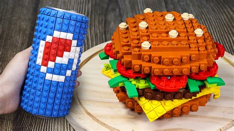 The Perfect Lego Burger Lego Food Irl Stop Motion Cooking Asmr Funny